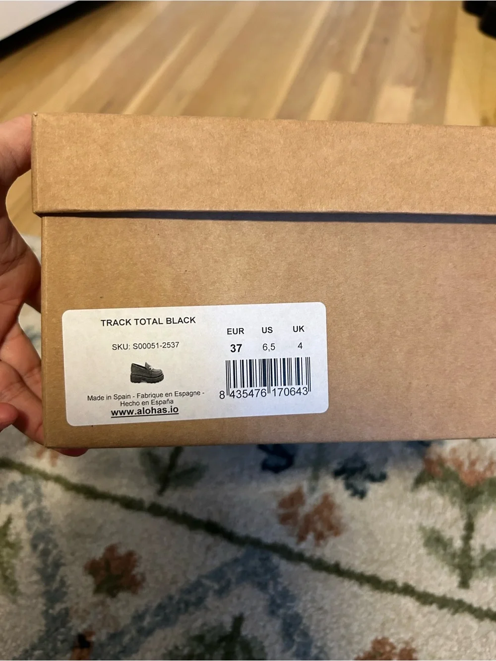 ALOHAS Track Loafer Total Black